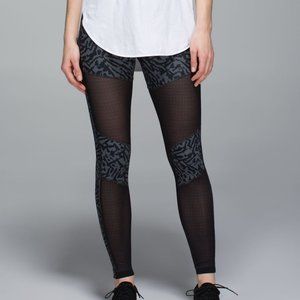 Lululemon Hot To Street Pant Biggie Brushed Animal Coal Black / Black 6
